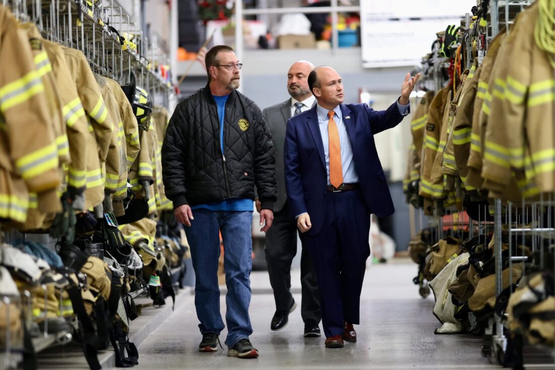 Langworthy visits Falconer Fire Department, announces 107K in funding